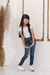 Imagem do Calça Jeans Infantil Menina Mini Diva Luxo Imperios