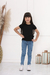 Calça Jeans Infantil Menina Mini Diva Luxo Imperios - loja online