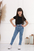 Calça Jeans Infantil Menina Mini Diva Luxo Imperios - loja online