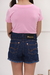 Imagem do Short Jeans Infantil Meninas Cintura Alta Hot Pants