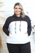 Conjunto Moletom Blusa De Frio com Calça Roupa Plus Size com Capuz