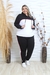 Conjunto Moletom Blusa De Frio com Calça Roupa Plus Size com Capuz - Impérios Modas