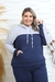 Conjunto Moletom Blusa De Frio com Calça Roupa Plus Size com Capuz - loja online