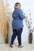 Jaqueta Feminina Jeans Rasgada Claro Moda Plus Size Lançamento Inverno - loja online