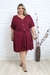 Vestido Plus Size Com Botôes Moda Casual Tamanho Grande