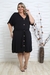 Vestido Plus Size Com Botôes Moda Casual Tamanho Grande - Impérios Modas