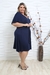 Imagem do Vestido Plus Size Com Botôes Moda Casual Tamanho Grande