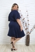 Vestido Plus Size Com Botôes Moda Casual Tamanho Grande - comprar online