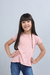 T Shirt Infantil Menina Babylook Liso Moda Menina Premium - loja online