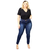 Calça Plus Size Jeans Skinny Feminina Imperios Modas 705