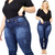 Calça Plus Size Imperios Jeans Média escura 704 na internet