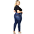 Calça Plus Size Imperios Jeans Média escura 704 - comprar online