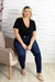 Calça Plus Size Jeans Skinny Feminina Imperios Modas 705 - loja online