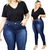 Imagem do Calça Plus Size Jeans Skinny Feminina Imperios Modas 705