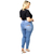 Calça Feminina Jeans IMPERIOS MODAS Plus Size Clara 708 - comprar online