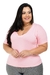 Baby Look Plus Size Impérios Blusa Feminina - loja online