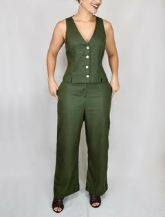 Blusa Colete Verde Militar - loja online