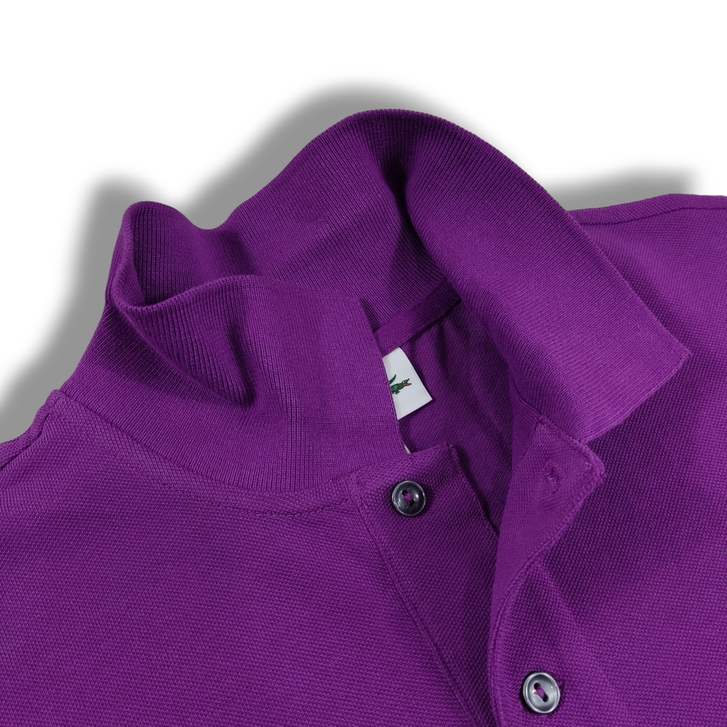 Camisa polo Polo Lacoste cl ssica roxa