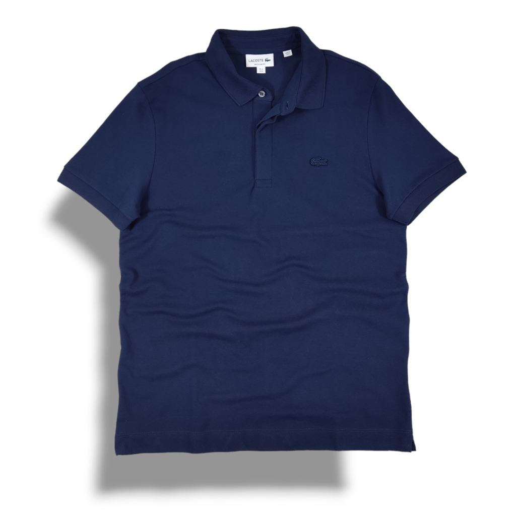 Camisa polo Lacoste Paris azul naval