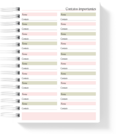 AGENDA ANOTAÇÕES DIÁRIAS PERMANENTE REF. 17