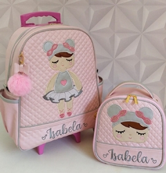 Mochila escolar personalizada infantil - kit