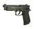 PISTOLA AIRGUN PT92 FULL METAL CO2 4,5MM BK - SWISS ARMS