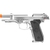 PISTOLA DE AIRSOFT M92 PRATA GBB WE