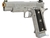 PISTOLA DE AIRSOFT 2011 DS SILVER GBB EMG