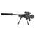 RIFLE DE AIRGUN 5,5MM NITRO PISTON + LUNETA 4X32 BLACK OPS