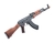 RIFLE DE AIRSOFT AKM FULL STEEL E MADEIRA REAL - E&L - comprar online