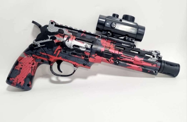 Gel Blaster Rifle AKM Elétrico de Bolinhas de GEL Orbeez - Airsoft