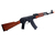 RIFLE AIRSOFT AK47 FULL METAL EM MADEIRA REAL - HTA - comprar online