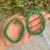 Pulseira de Quartzo Verde Lapidada 8mm - Saúde - comprar online