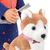 Muñeca Leslie con perro Husky en internet