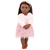 Muñeca Riya con brillante vestido rosado - 46 cms - comprar online