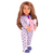 Muñeca Maria con pijama y peluche de elefante