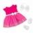 BD31309Z - Muñeca Johanna con vestido rosa brillante - comprar online