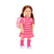 Muñeca Kimmy con vestido polo y mochila - comprar online