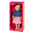 Muñeca Emily con pollera de tul rosado y camisa de jean - comprar online