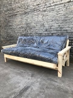 Futon con colchon negro