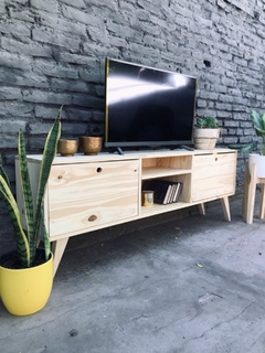 Mesa tv rack retro pata araña 150