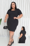 Vestido Plus Size Preto PRINCESA