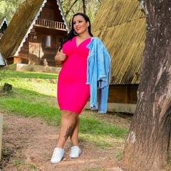 VESTIDO PINK NOZINHO PLUS - loja online