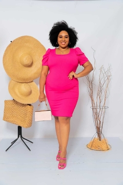 Vestido Plus Size Pink PRINCESA - comprar online