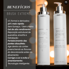 Kit Brush Extreme 3 frascos por R$ 570,00 ( 2 unidades de Brush Extreme 500ml + 1 unidade de Before 500ml) - Grupo MHPRO Cosméticos 