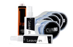 Cachoterapia salão de beleza - Contém: 5 Curly 200ml, 02 Leave-in 120ml e 01 Leave-in 500ml