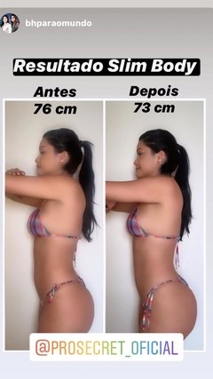 Slim Body + cinta térmica - Tratamento para 30 dias. - Grupo MHPRO Cosméticos 