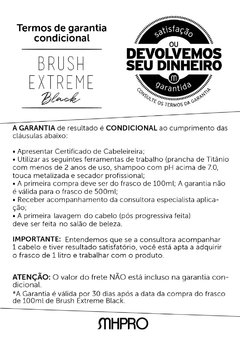 Brush Extreme Black 200ml - Primeira progressiva PRETA do mercado - comprar online