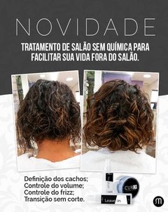 Imagem do Cachoterapia salão de beleza - Contém: 5 Curly 200ml, 02 Leave-in 120ml e 01 Leave-in 500ml