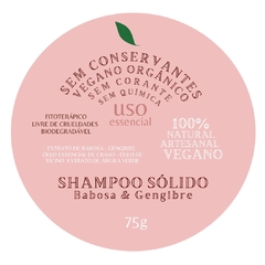 Kit 5 Shampoo Babosa & Gengibre Vegano - 75 g cada - Grupo MHPRO Cosméticos 